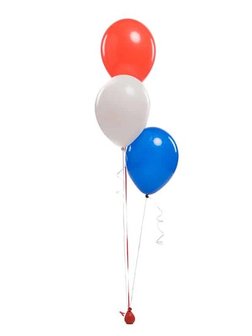 Helium Trosjes incl. sierlijk gewichtje