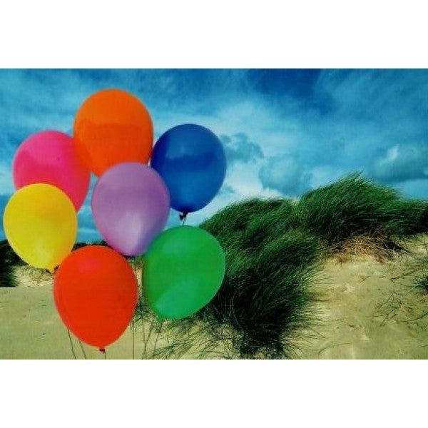 Foto duin en ballonnen