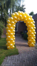 Afbeelding in Gallery-weergave laden, Ballonnen boog XXL Boog: 3 mtr breed / 2,5 mtr hoog (10 meter boog)
