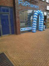 Afbeelding in Gallery-weergave laden, Ballonnen boog XXL Boog: 3 mtr breed / 2,5 mtr hoog (10 meter boog)
