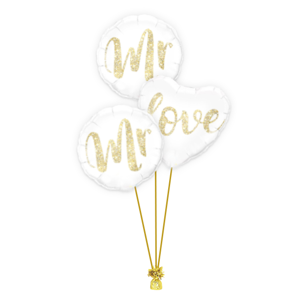 Newlyweds ballonboeket