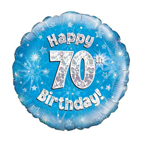 Happy Birthday Blauw 70