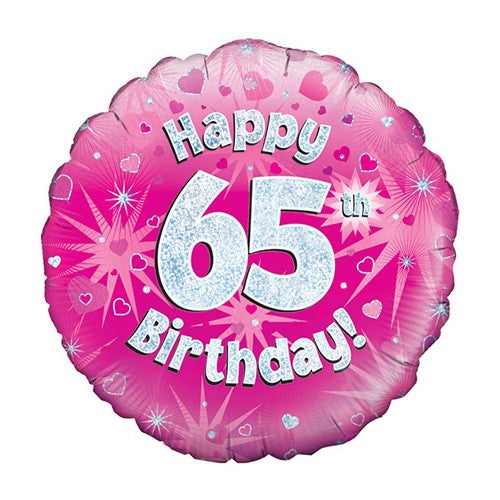 Happy 65th Birthday - Pink