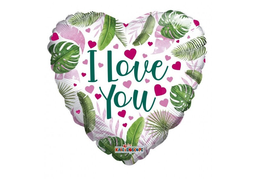 I Love You - Hearts and Leaves