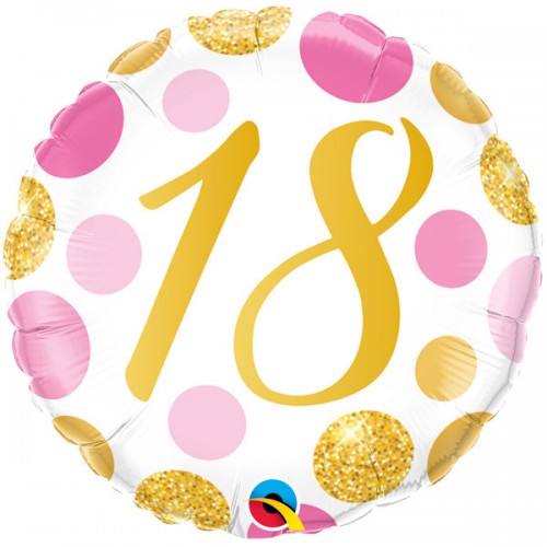 18 - Pink Gold Dots