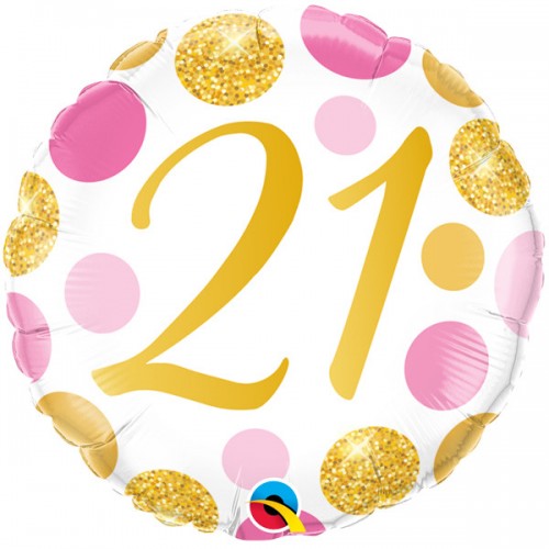 21 - Pink Gold Dots