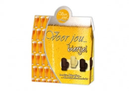 Voor jou … Biertje! met 100 gram chocolade biertjes